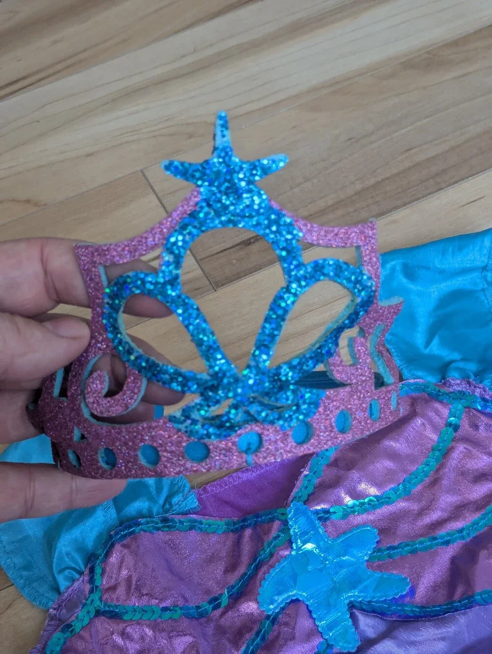 Mermaid Princess Costume Dress Little Girls Under the Sea Ocean Dress Up